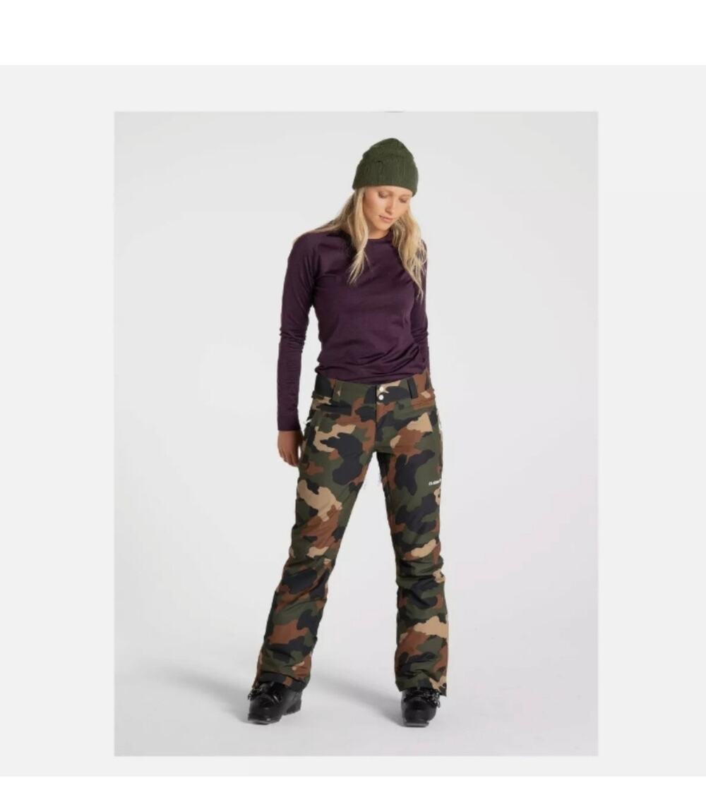 Armada green camo snow pants